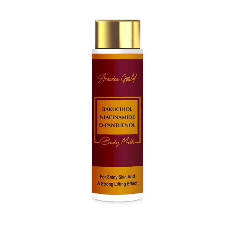 AROMIKA GOLD Lapte de corp Bakuchiol Niacinamidă D-pantenol 100 ml