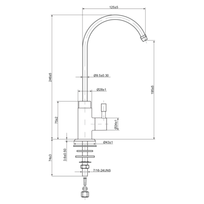 Pipa filtru apa Regular 6